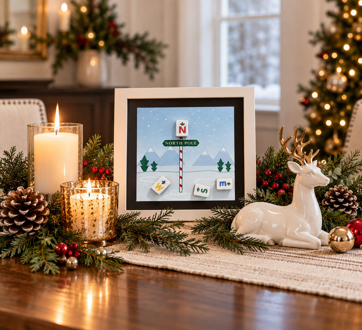 Holiday Mahjong Tile Art Collection