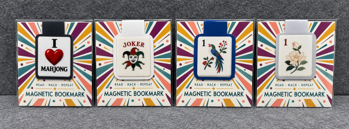Tile Themed Magnetic Bookmarks