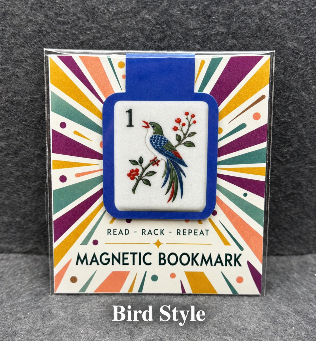 Tile Themed Magnetic Bookmarks