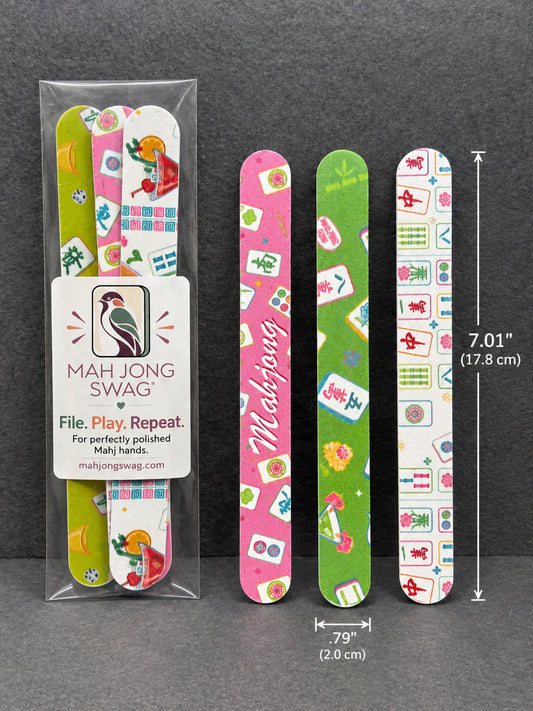 Mahjong Themed Nail Files (Emery Boards)