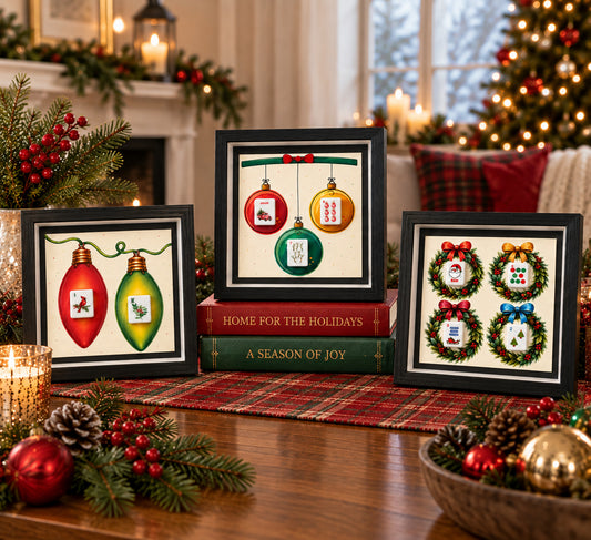 Holiday Mahjong Tile Art Collection