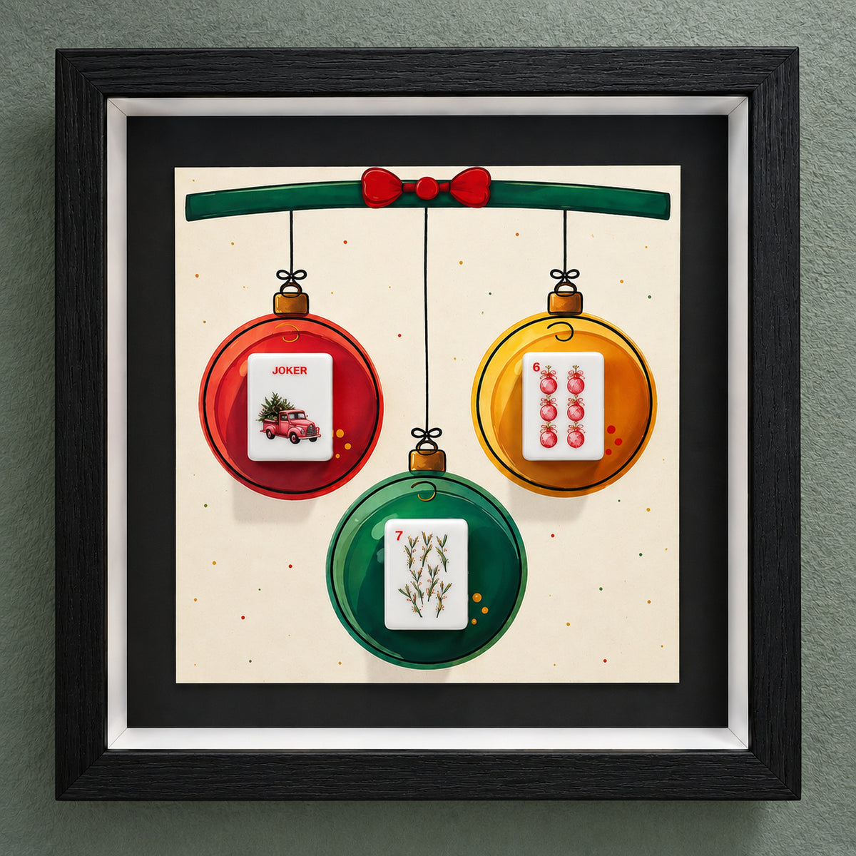 Holiday Mahjong Tile Art Collection