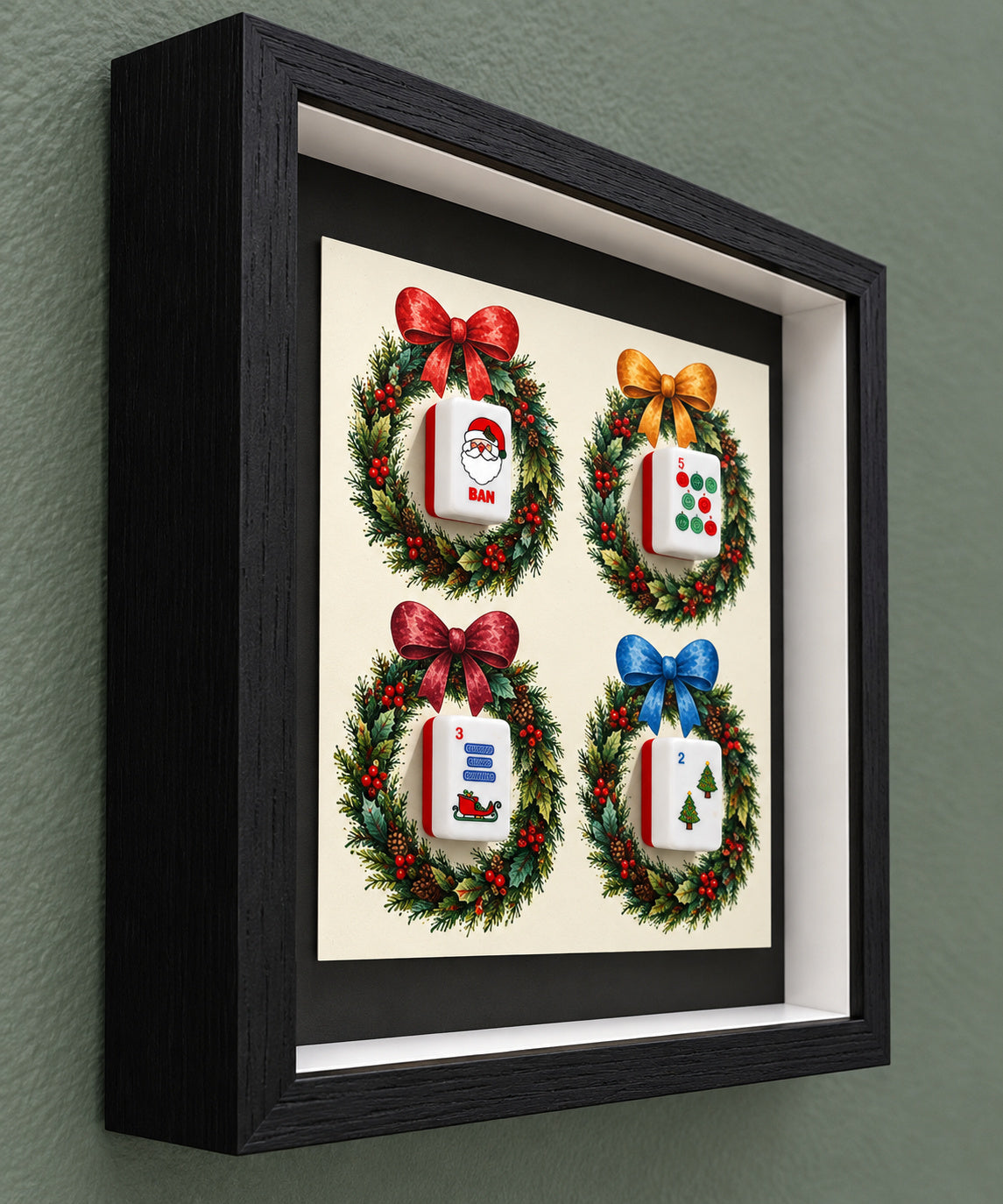 Holiday Mahjong Tile Art Collection