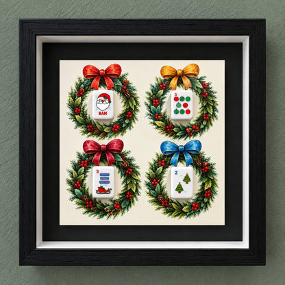 Holiday Mahjong Tile Art Collection