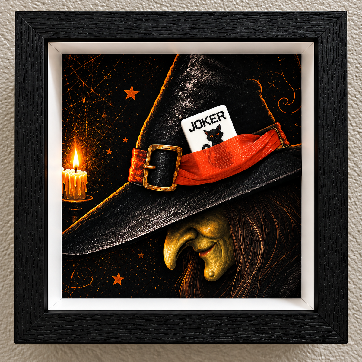 Mahjong Halloween Art Collection (3 framed pieces)