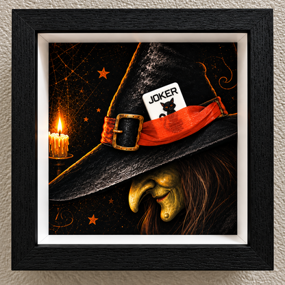 Mahjong Halloween Art Collection (3 framed pieces)
