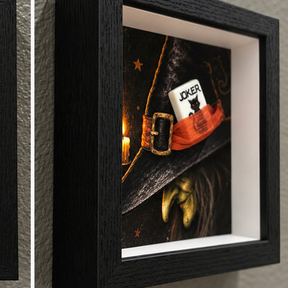 Mahjong Halloween Art Collection (3 framed pieces)