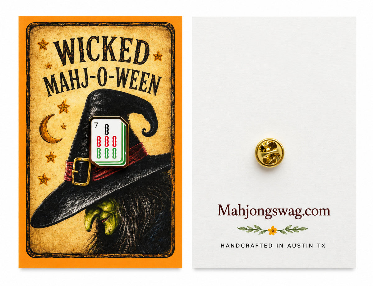 Mahjong Halloween Art Collection (3 framed pieces)